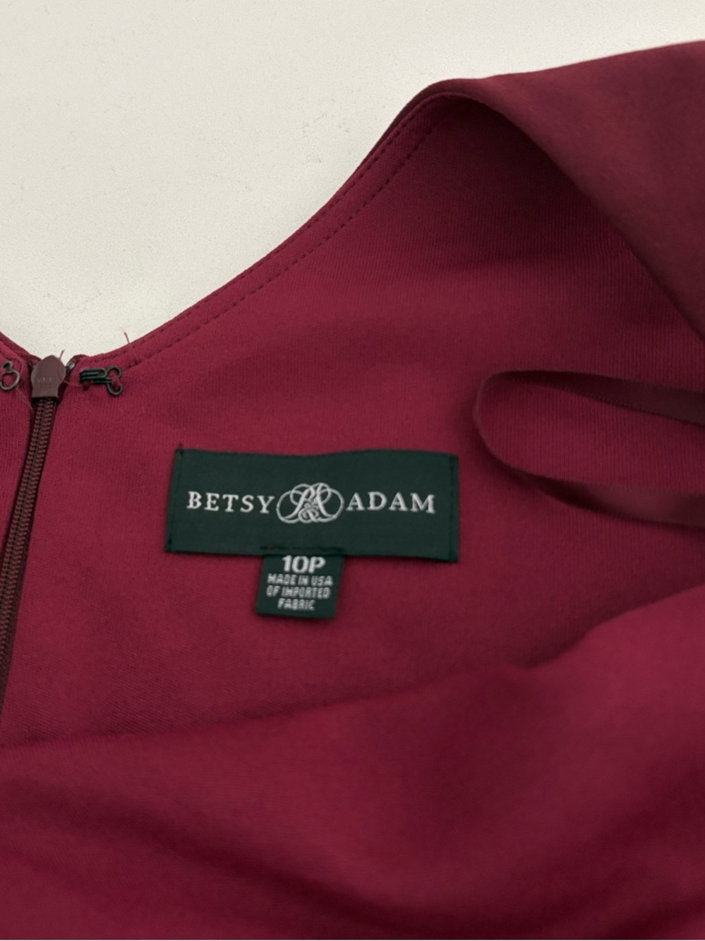 New! Betsy Adam Petite Candance High Low Dress - Picture 9 of 15